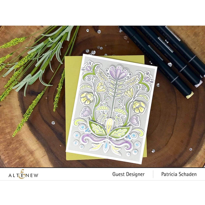 Part A-Glitz Art Craft Co.,LTD Dies Folk Art Die Set