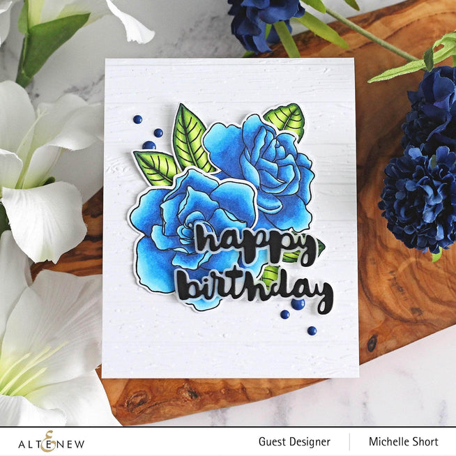 Part A-Glitz Art Craft Co.,LTD Dies Gardenia Duo Die Set