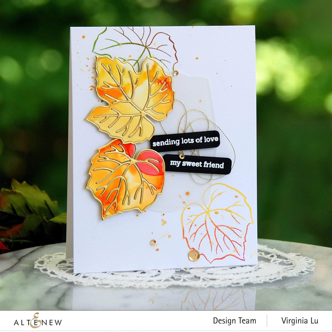 Part A-Glitz Art Craft Co.,LTD Dies Grape Leaves Die Set