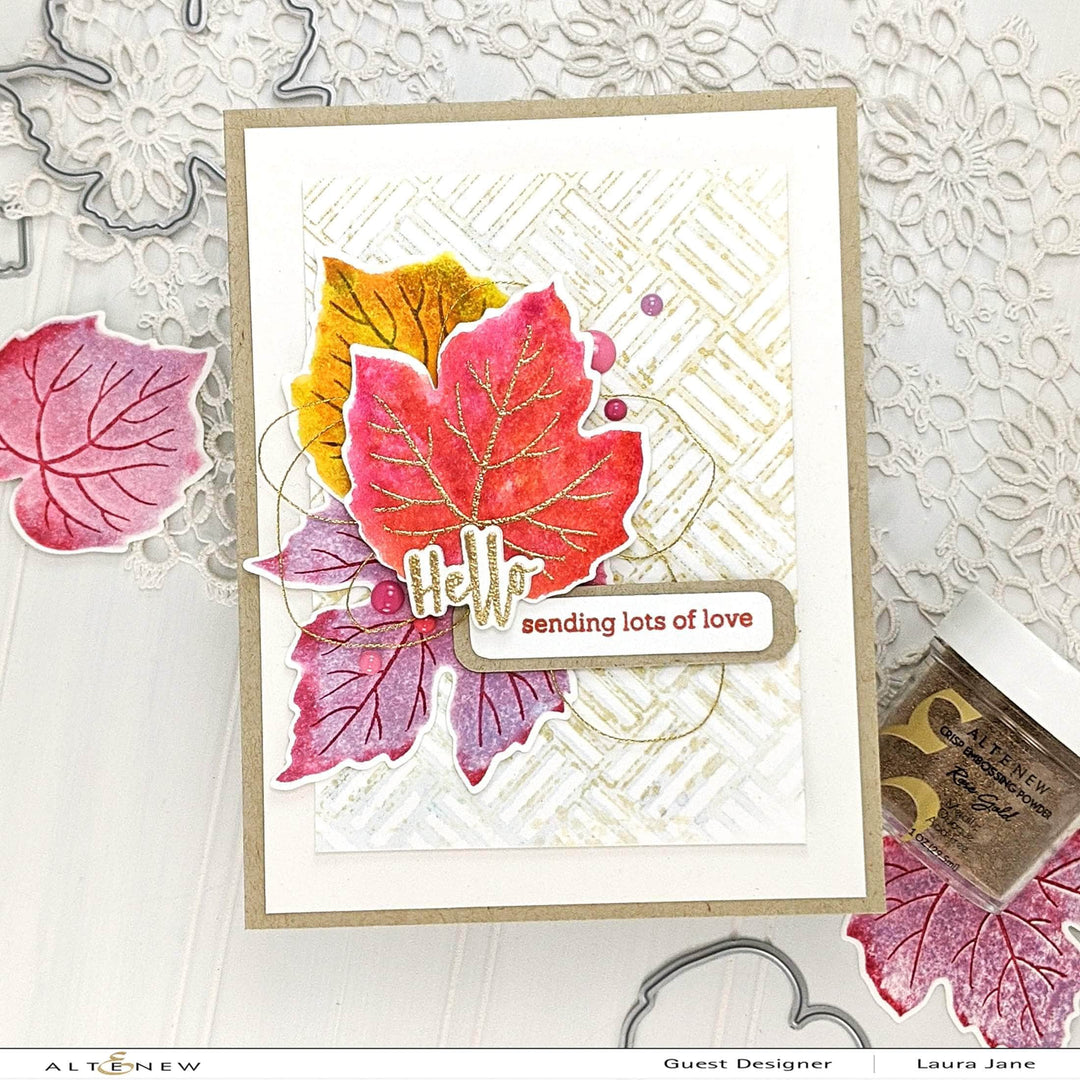 Part A-Glitz Art Craft Co.,LTD Dies Grape Leaves Die Set