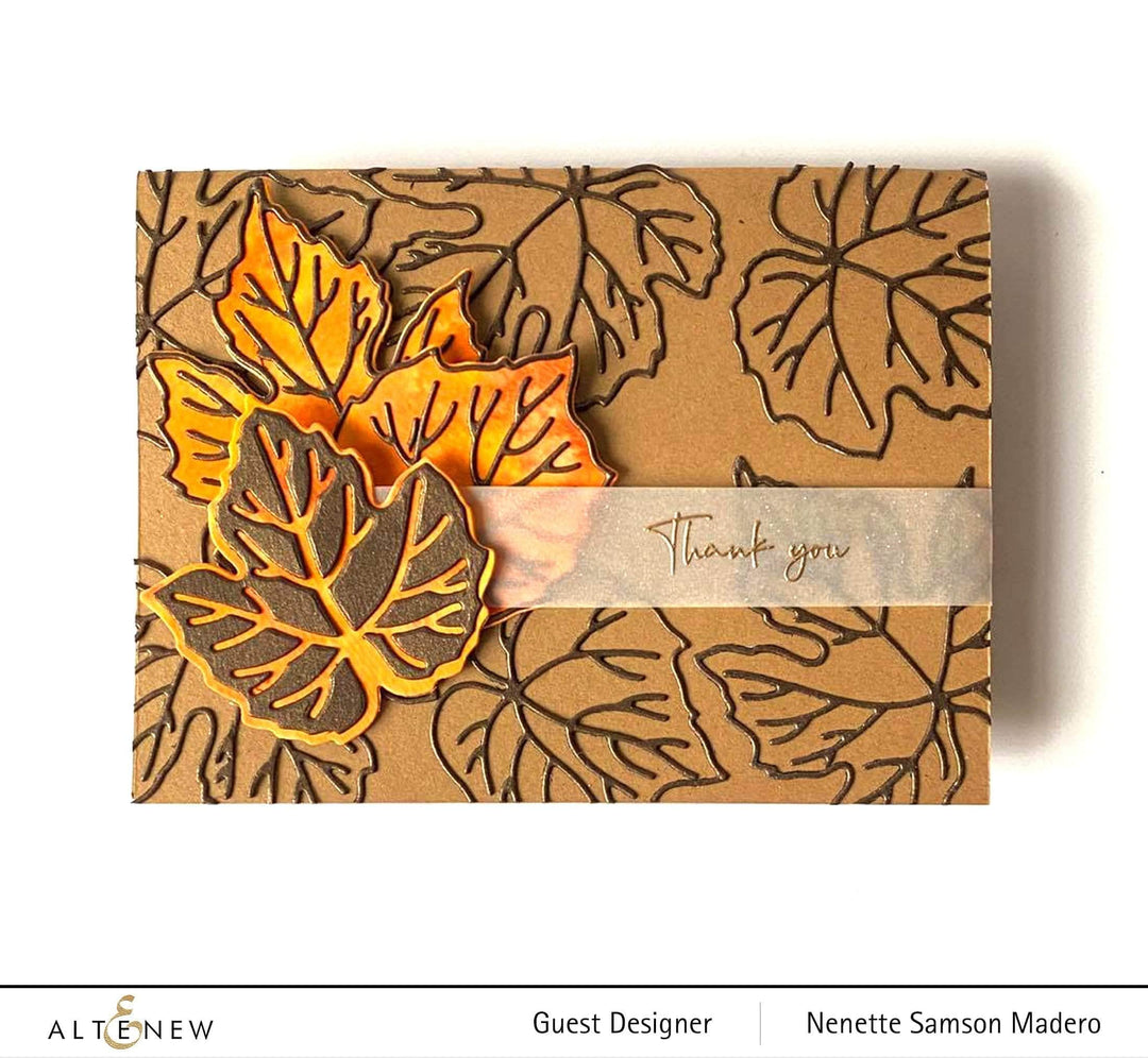 Part A-Glitz Art Craft Co.,LTD Dies Grape Leaves Die Set