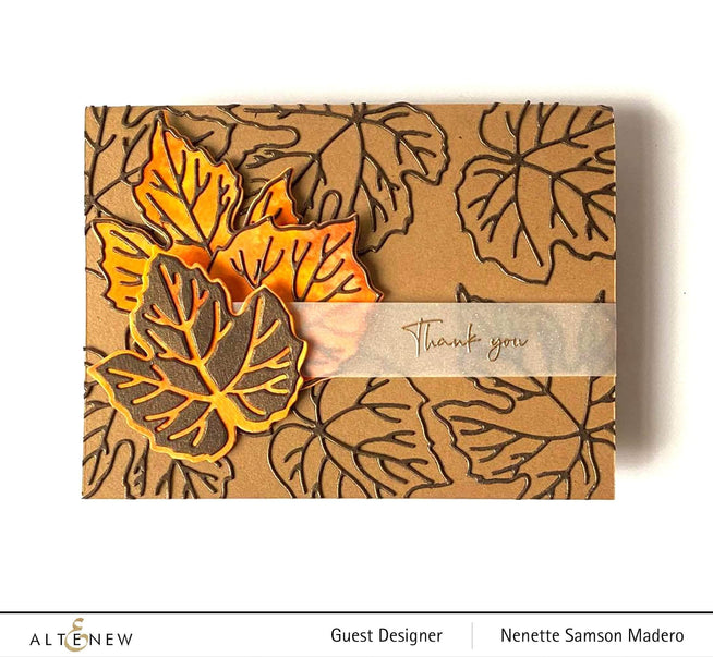 Part A-Glitz Art Craft Co.,LTD Dies Grape Leaves Die Set