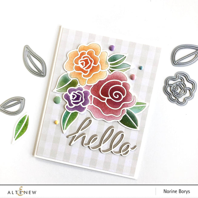 Part A-Glitz Art Craft Co.,LTD Dies Handwritten Hello Die Set