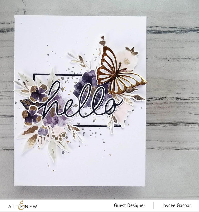 Part A-Glitz Art Craft Co.,LTD Dies Handwritten Hello Die Set