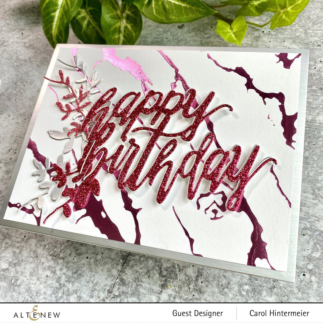 Part A-Glitz Art Craft Co.,LTD Dies Happy Birthday Die