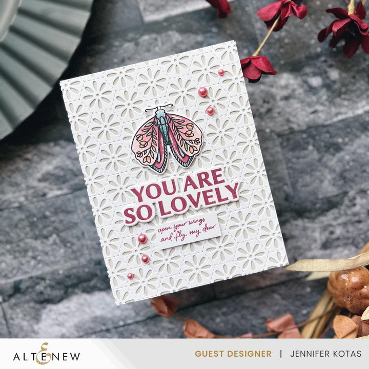 Part A-Glitz Art Craft Co.,LTD Dies Honeycomb Daisies Cover Die