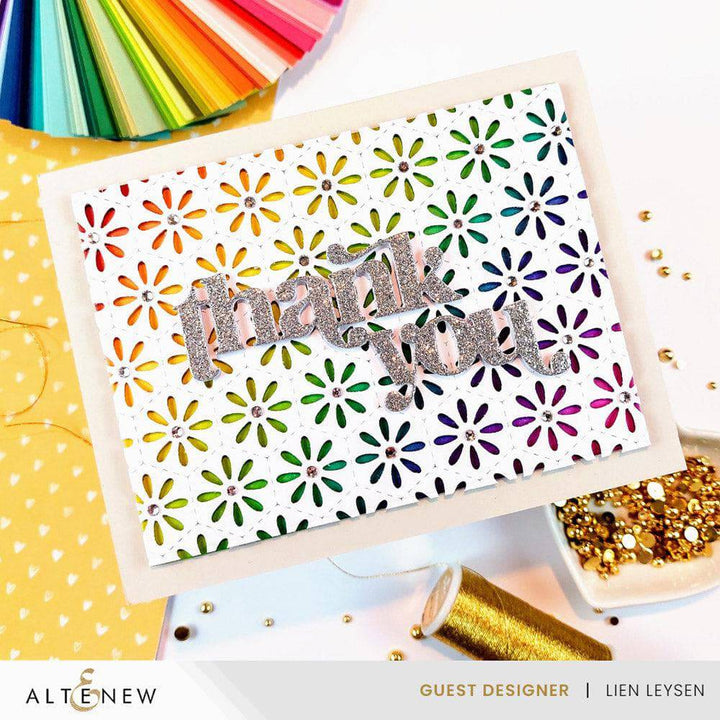 Part A-Glitz Art Craft Co.,LTD Dies Honeycomb Daisies Cover Die
