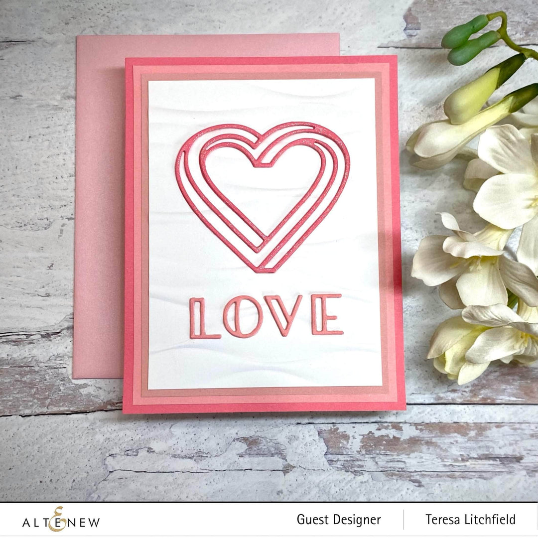 Part A-Glitz Art Craft Co.,LTD Dies Illusion Heart Die Set