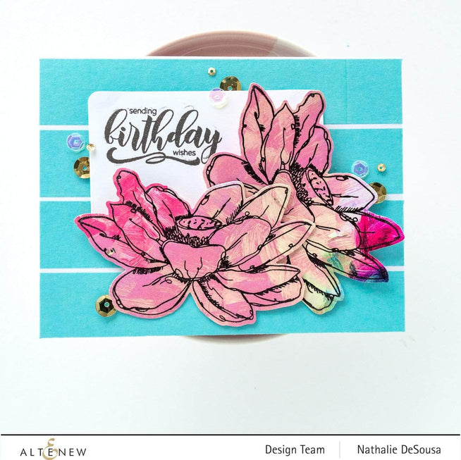 Part A-Glitz Art Craft Co.,LTD Dies Inked Lotus Die Set
