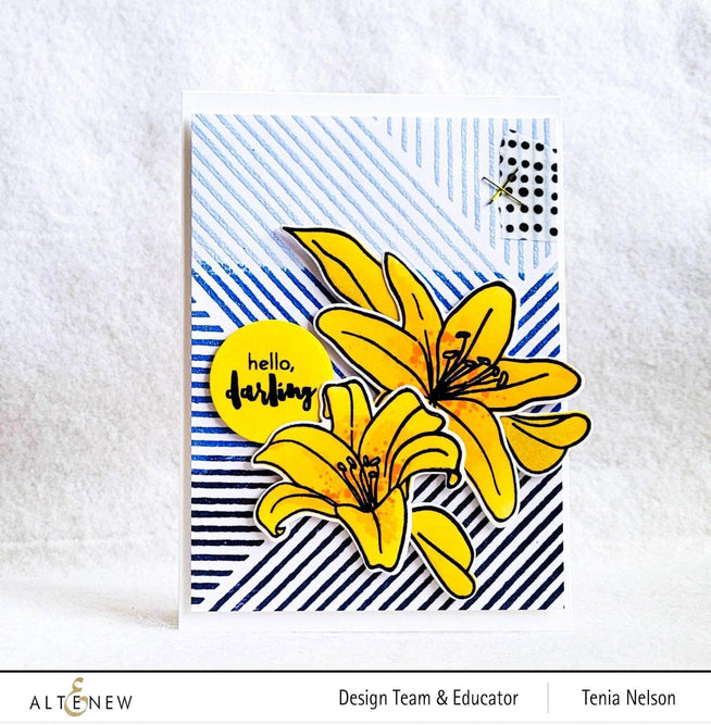 Part A-Glitz Art Craft Co.,LTD Dies Inky Lily Die Set