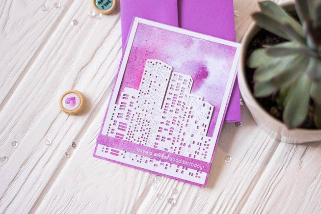 Part A-Glitz Art Craft Co.,LTD Dies Layered Cityscape Cover Die B