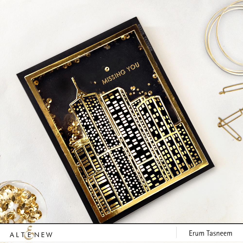Part A-Glitz Art Craft Co.,LTD Dies Layered Cityscape Cover Die B