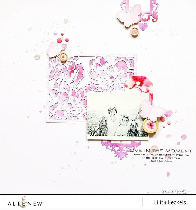 Part A-Glitz Art Craft Co.,LTD Dies Layered Floral Cover Die A