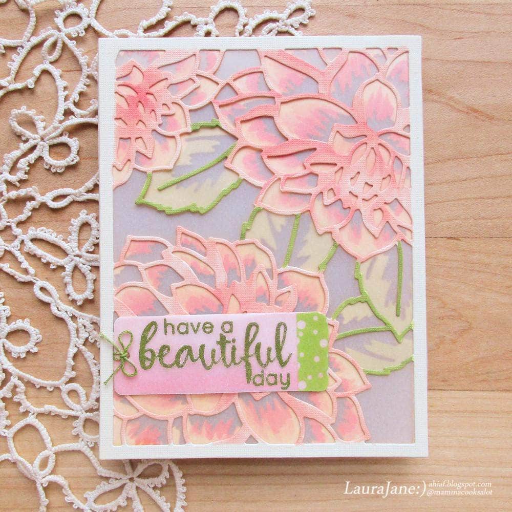 Part A-Glitz Art Craft Co.,LTD Dies Layered Floral Cover Die B