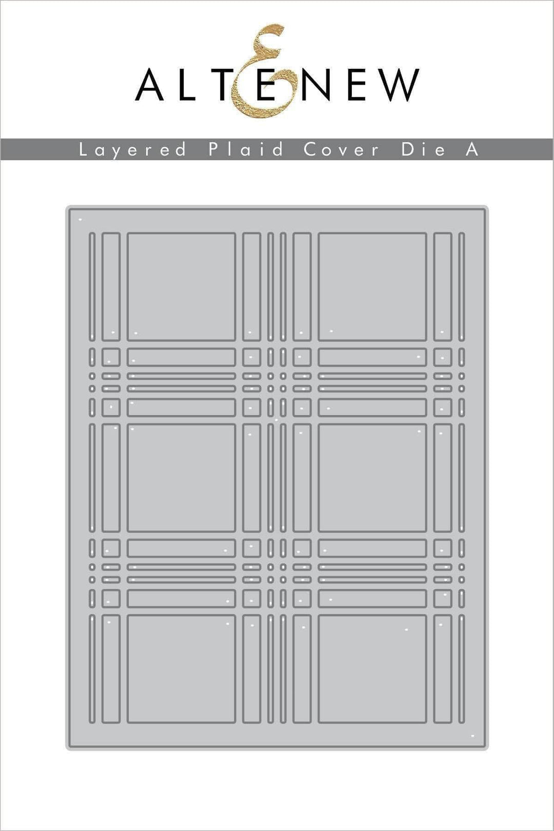 Part A-Glitz Art Craft Co.,LTD Dies Layered Plaid Cover Die A