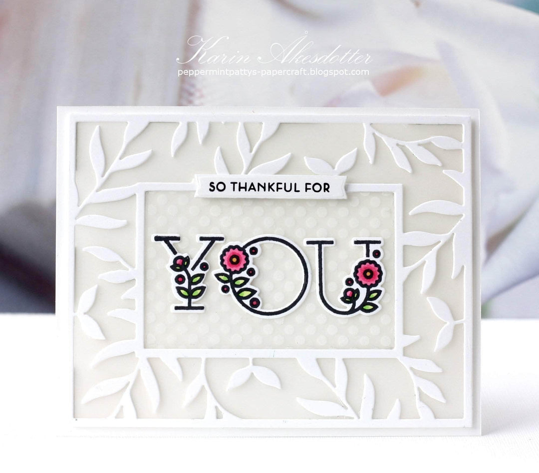Part A-Glitz Art Craft Co.,LTD Dies Leaf Frame Cover Die