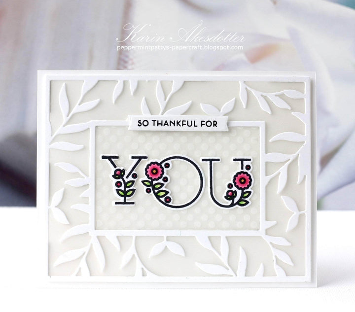 Part A-Glitz Art Craft Co.,LTD Dies Leaf Frame Cover Die