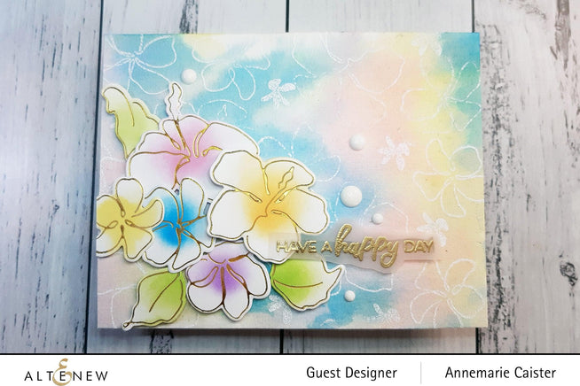 Part A-Glitz Art Craft Co.,LTD Dies Linear Life: Tropical Garden Die Set