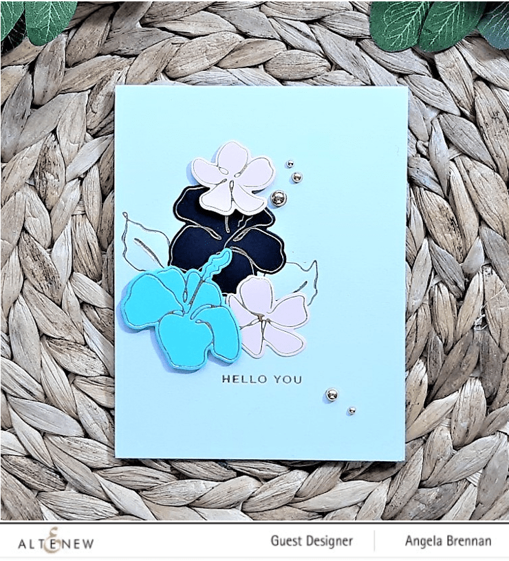 Part A-Glitz Art Craft Co.,LTD Dies Linear Life: Tropical Garden Die Set