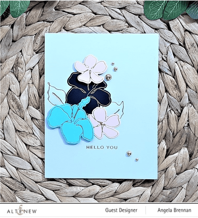 Part A-Glitz Art Craft Co.,LTD Dies Linear Life: Tropical Garden Die Set