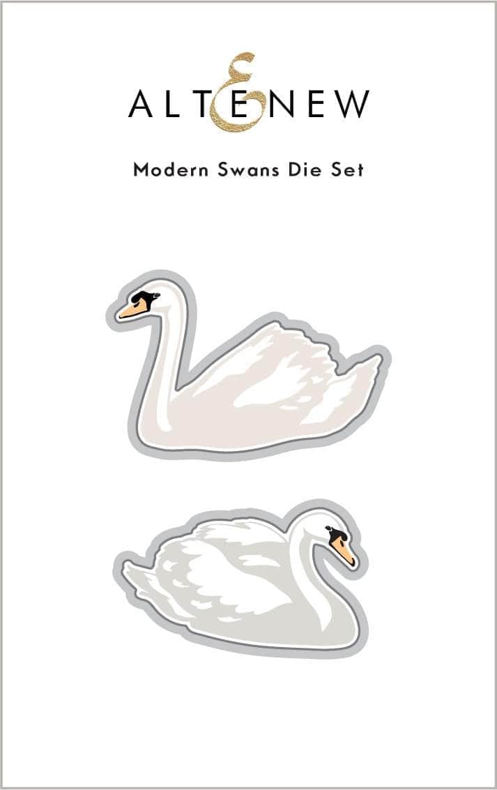 Part A-Glitz Art Craft Co.,LTD Dies Modern Swans Die Set