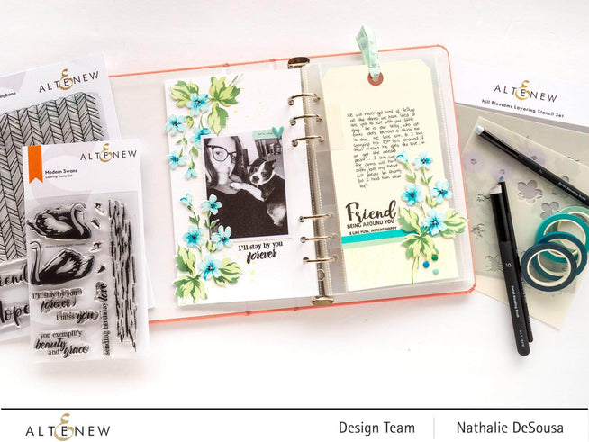 Part A-Glitz Art Craft Co.,LTD Dies Modern Swans Die Set