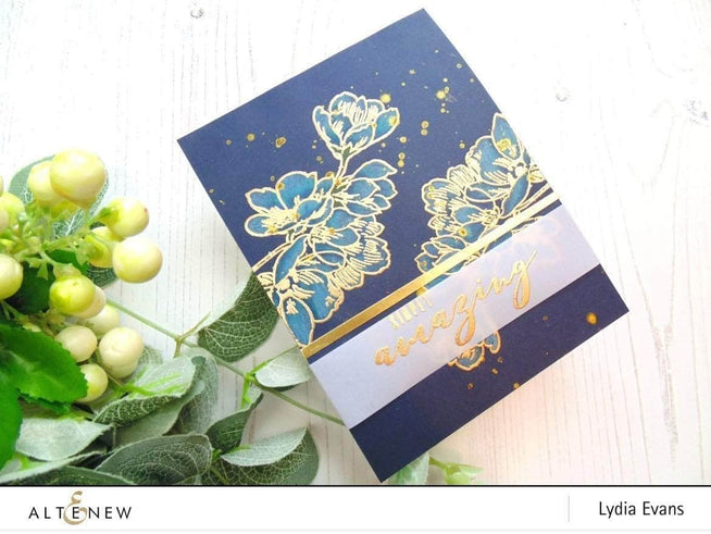 Part A-Glitz Art Craft Co.,LTD Dies Pen Sketched Flowers Die Set