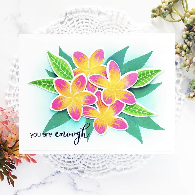 Part A-Glitz Art Craft Co.,LTD Dies Playful Plumeria Die Set