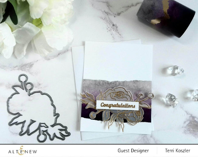 Part A-Glitz Art Craft Co.,LTD Dies Precious Peony Die Set
