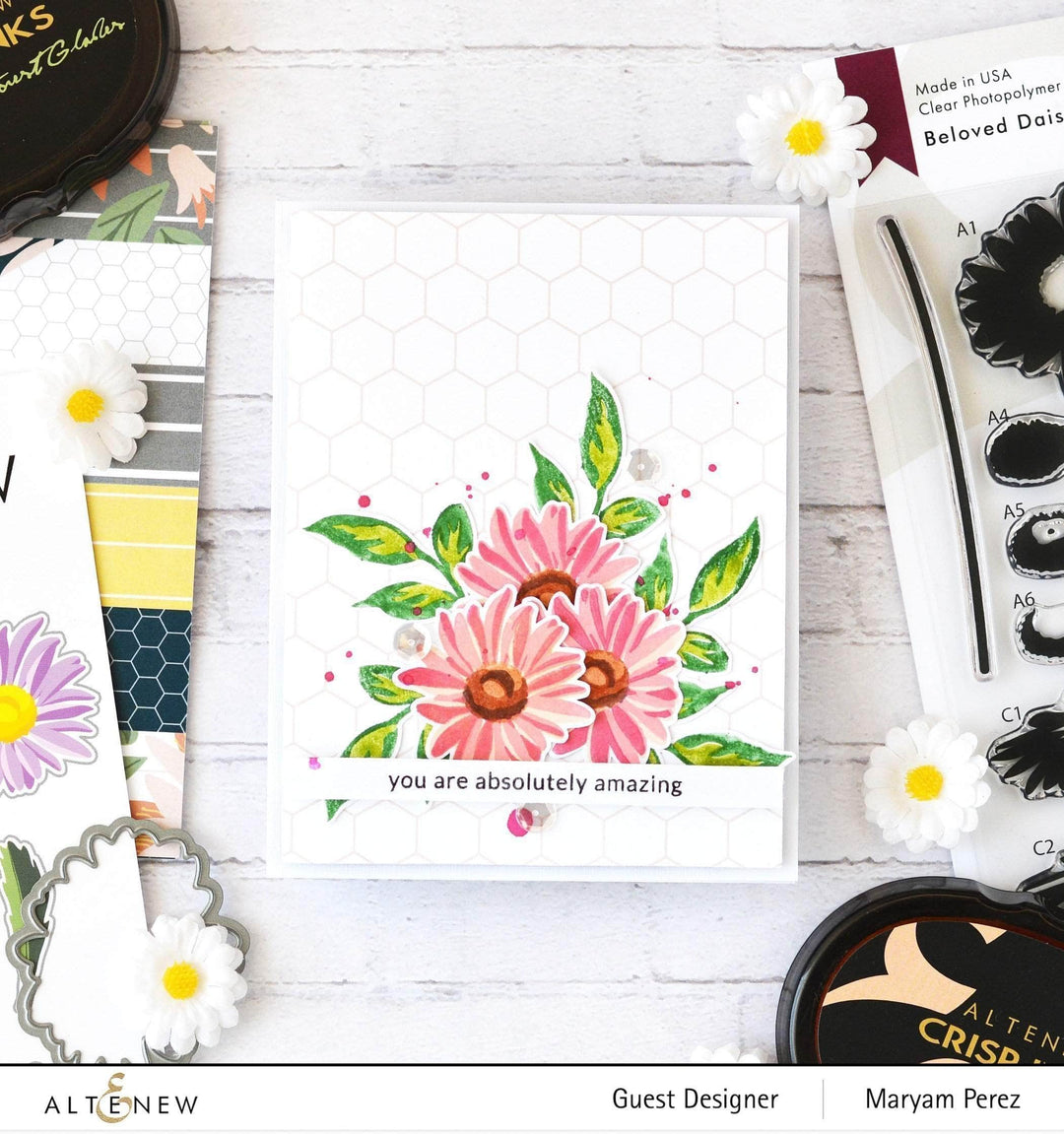 Part A-Glitz Art Craft Co.,LTD Dies Rose Spray Die Set