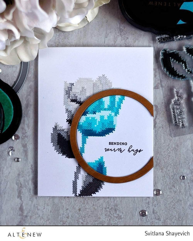 Part A-Glitz Art Craft Co.,LTD Dies Sewn with Love Die Set