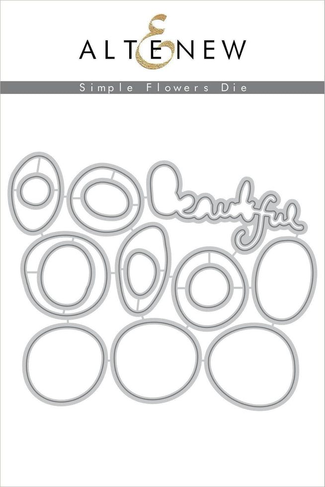 Part A-Glitz Art Craft Co.,LTD Dies Simple Flowers Die Set