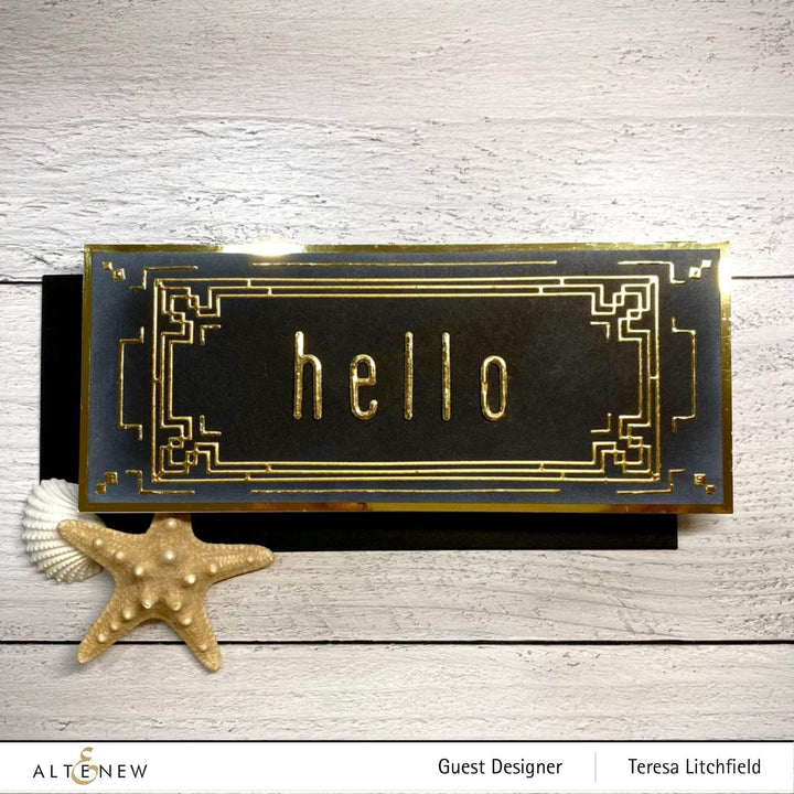 Part A-Glitz Art Craft Co.,LTD Dies Slim Deco Cover Die Set