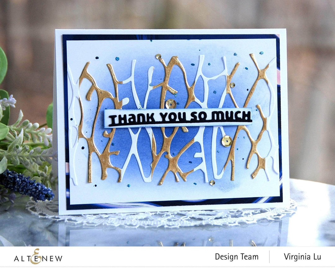 Part A-Glitz Art Craft Co.,LTD Dies Slim Sentiments Die Set