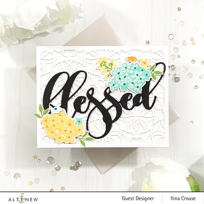 Part A-Glitz Art Craft Co.,LTD Dies Sophisticated Wreath Die Set