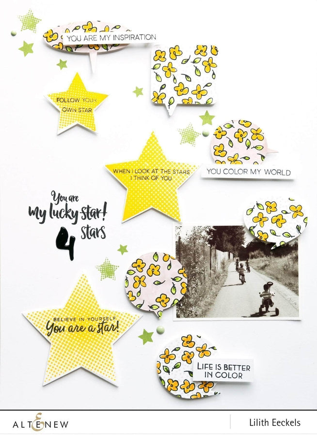 Part A-Glitz Art Craft Co.,LTD Dies Speech Bubbles Die Set