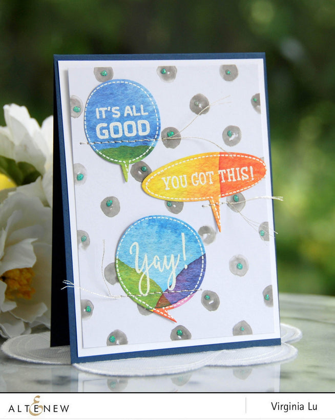 Part A-Glitz Art Craft Co.,LTD Dies Speech Bubbles Die Set