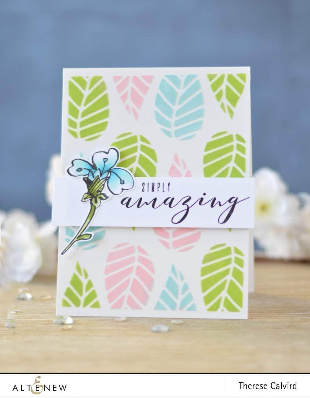 Part A-Glitz Art Craft Co.,LTD Dies Striped Leaf Cover Die