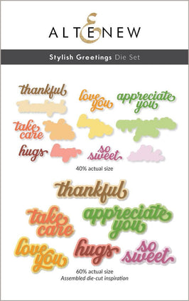 Stylish Greetings Die Set