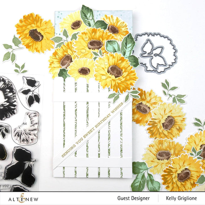 Part A-Glitz Art Craft Co.,LTD Dies Sunflower Daisy Die Set