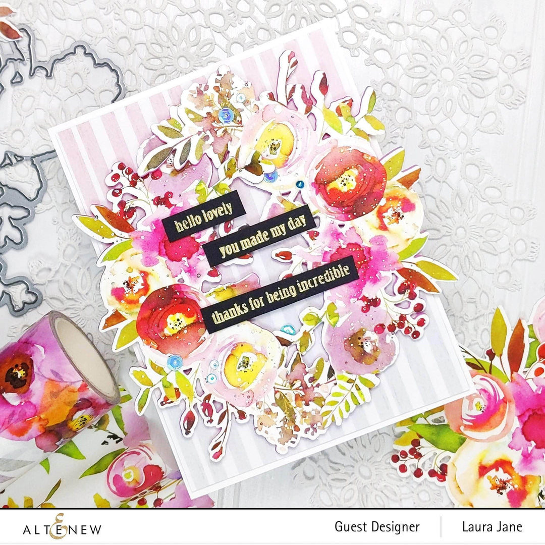 Part A-Glitz Art Craft Co.,LTD Dies Watercolor Halftone Die Set