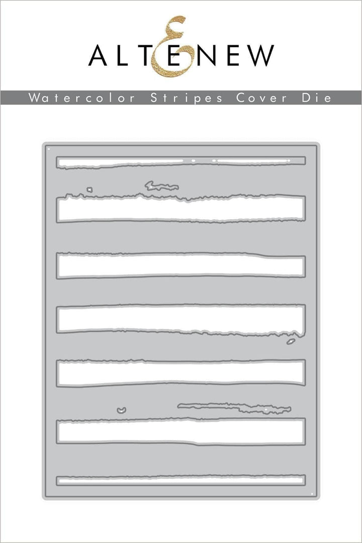 Part A-Glitz Art Craft Co.,LTD Dies Watercolor Stripes Cover Die