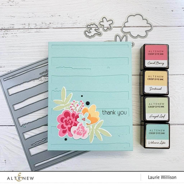 Part A-Glitz Art Craft Co.,LTD Dies Watercolor Stripes Cover Die