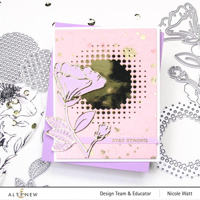 Part A-Glitz Art Craft Co.,LTD Dies Whimsical Garden Layering Die Set