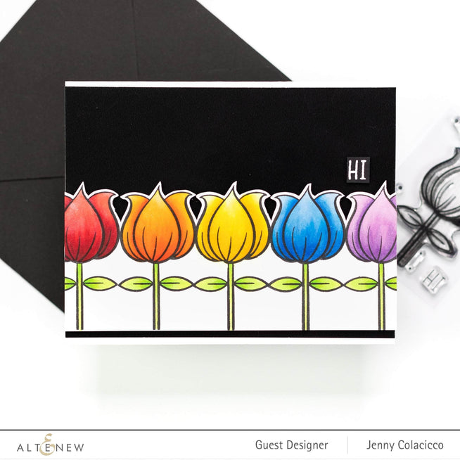 Part A-Glitz Art Craft Co.,LTD Dies Whimsical Tulip Die