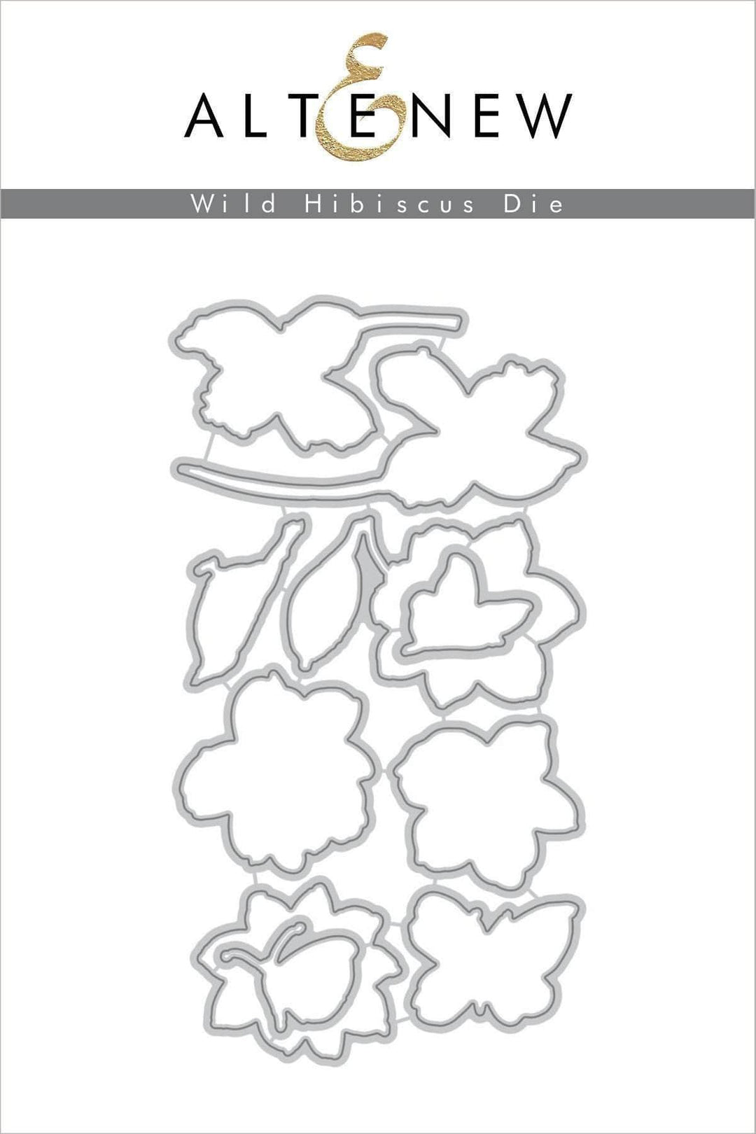 Part A-Glitz Art Craft Co.,LTD Dies Wild Hibiscus Die Set