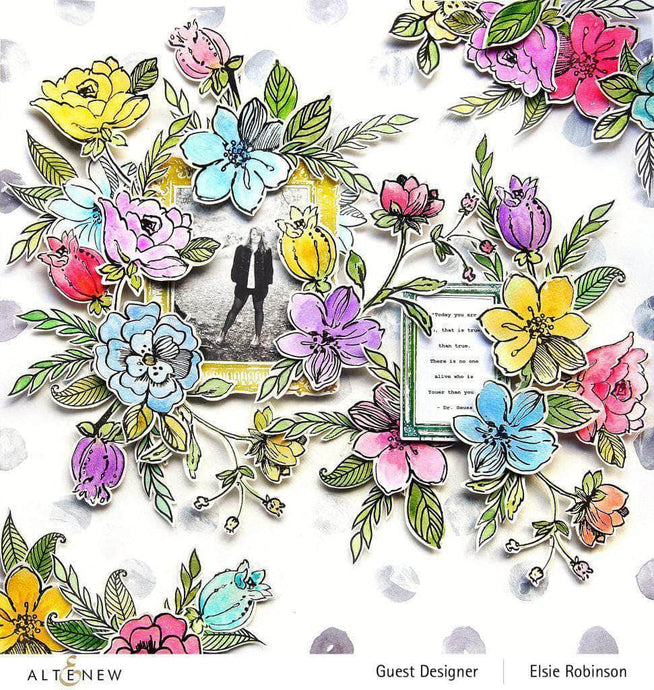 Part A-Glitz Art Craft Co.,LTD Dies Wild Hibiscus Die Set