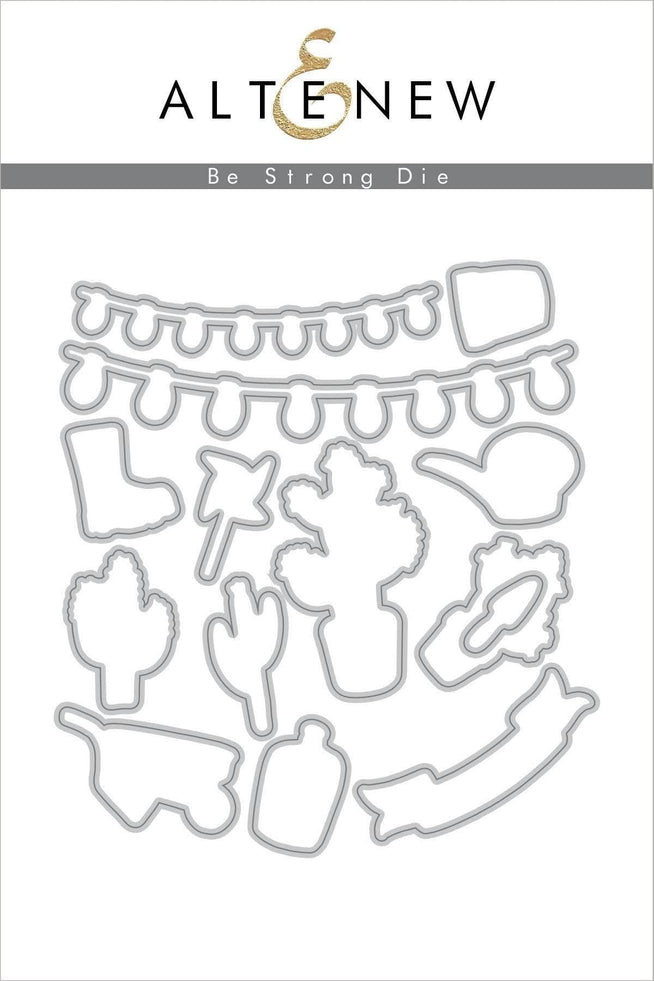 Part A-Glitz Art Craft Co.,LTD Dies Be Strong Die Set