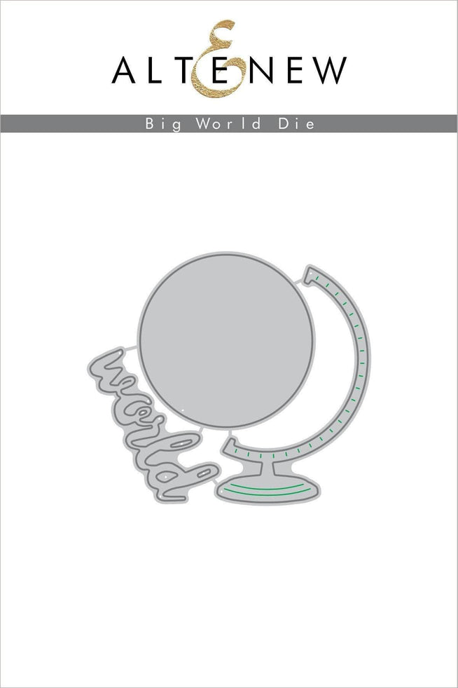 Part A-Glitz Art Craft Co.,LTD Dies Z - Big World Die Set