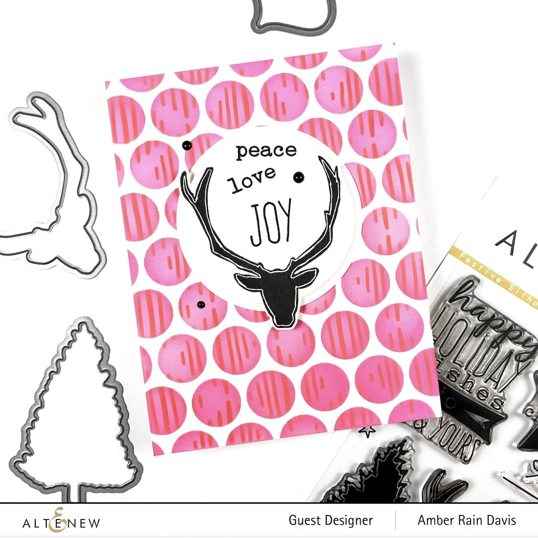 Part A-Glitz Art Craft Co.,LTD Dies Festive Silhouettes Die Set